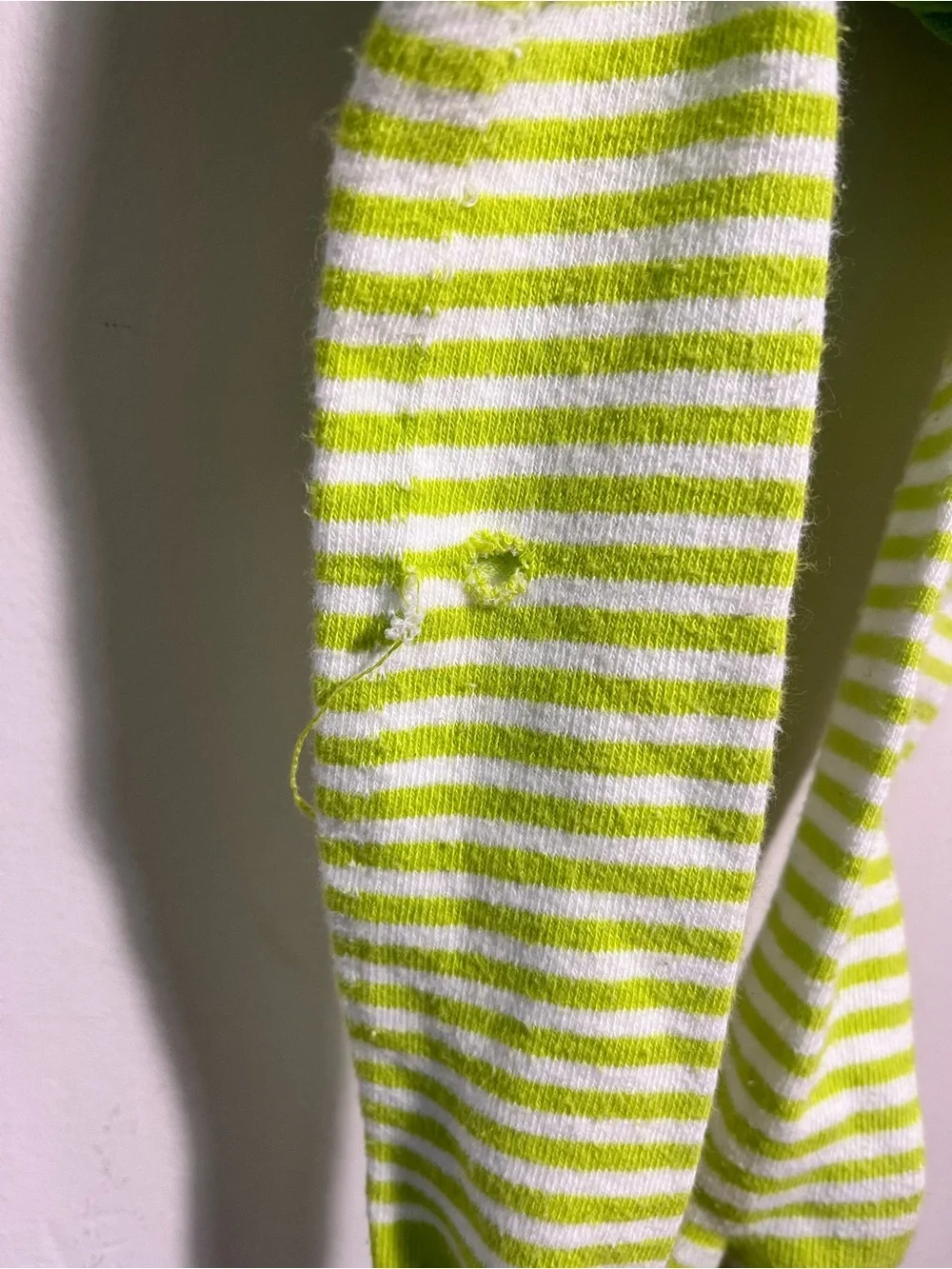 24m Avocado Costume Hoodie Romper in Bright Green - Picture 3 of 3